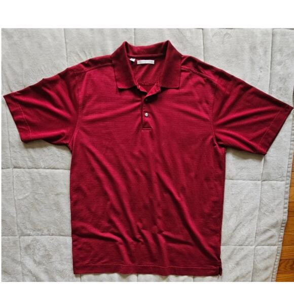 Cutter and Buck Mens Short Sleeve Red Polo, Moisture wicking, Golf, New, Sz L - Picture 4 of 7